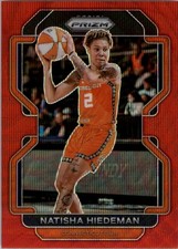 2022 Panini Prizm WNBA Prizms Ruby Wave #72 Natisha Hiedeman - BSK