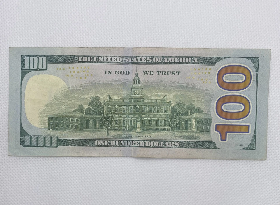 2013 $100 One Hundred Green Seal  Star  Bank Note MB 29459424 * - Image 2 of 2