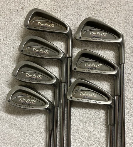 Spalding Top-Flite Plus Professional Ladies Iron Set 4-PW RH Steel Shaft VGC