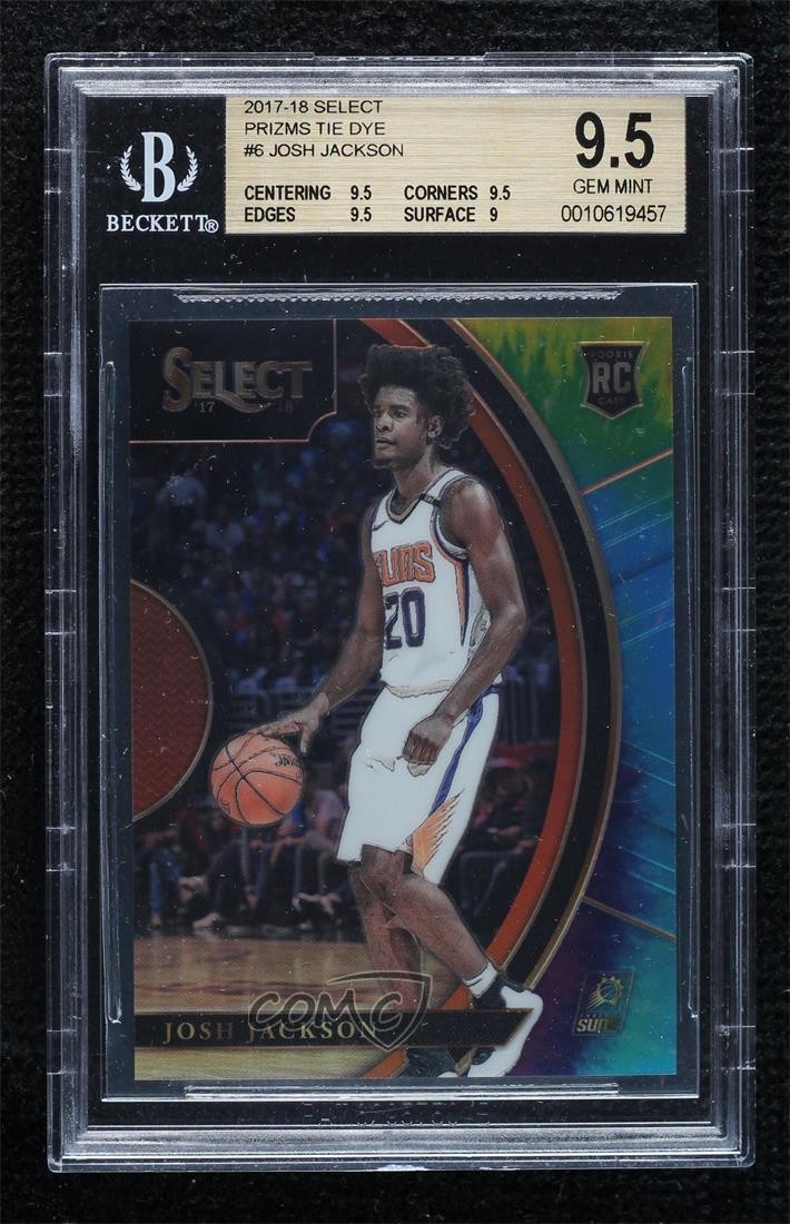 2017 Select Concourse Tie-Dye Prizm 21/25 Josh Jackson #6 BGS 9.5 GEM MINT 0m5n