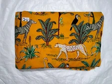 Orange Forest Print Indian Cotton Fabric Dressmaking Sewing Running Fabric 20 YD