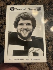 Jack Ham, Pgh Steelers, Signed Iron City Beer, Team Issue, 5 x 7.5 Photo
