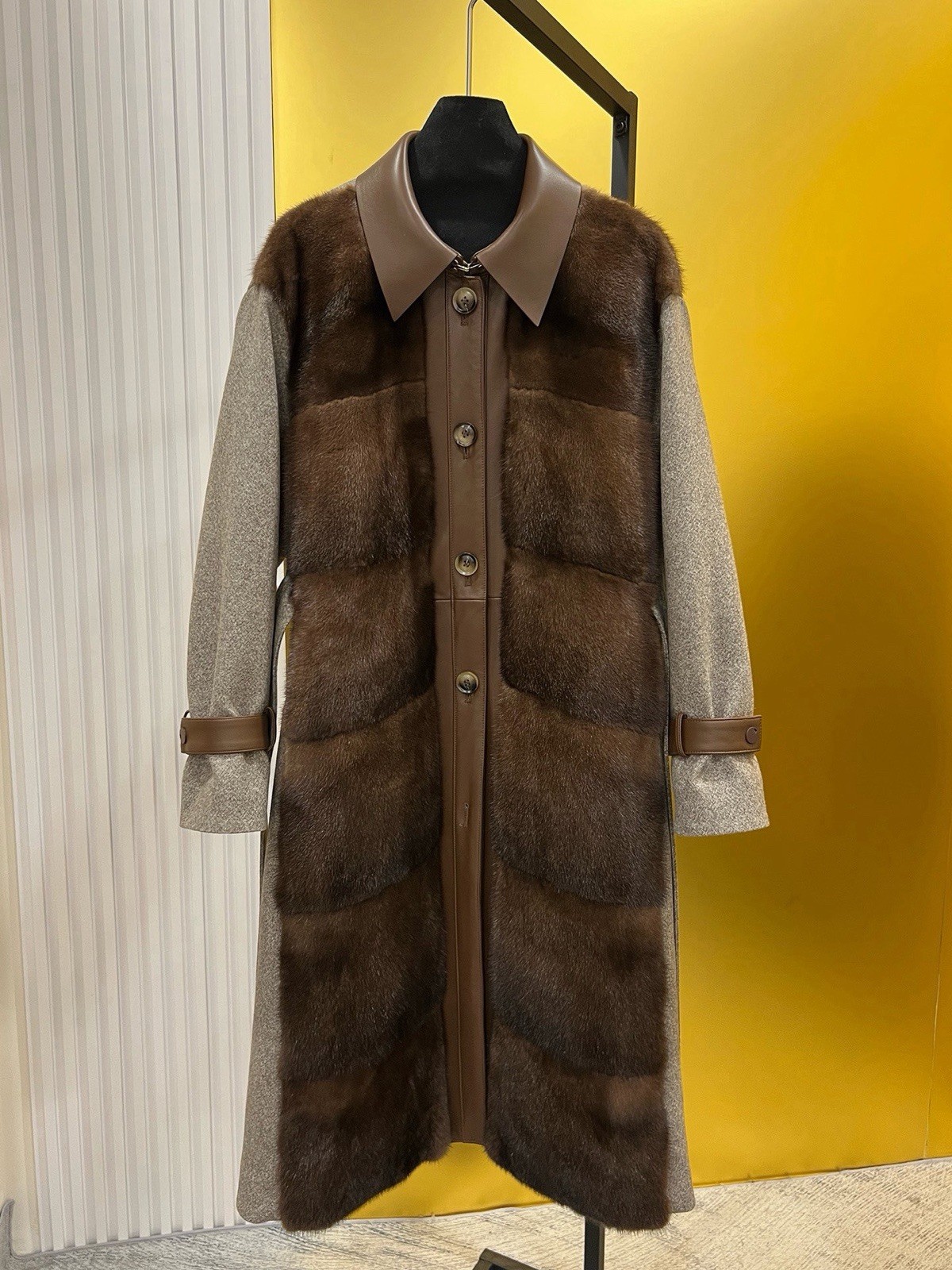 Loro P Cashmere Fur Coat 