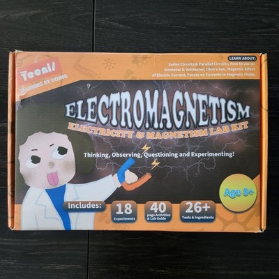 Science Experiment for Kids Electricity  & Magnetism Lab Kit for Students Stem