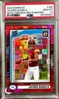 2024 Donruss - Rated Rookie Jayden Daniels #389 Optic Preview Red Pandora PSA 10