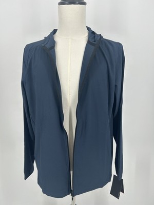 Layer 8 Men's Overcast Windbreaker Medium Size L44557 Midnight Navy