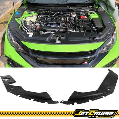 Fits 16-20 Honda Civic 10TH X GEN Long Version Engine Bay Side Panel Covers