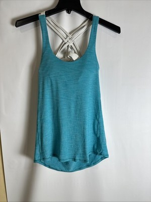Lululemon Slay The Studio 2-in-1 Tank - Size 4 - Blue