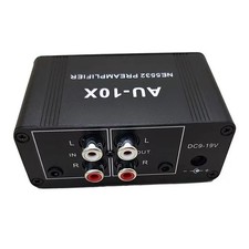 DC 9-19V Stereo Preamplifier 10 Times Amplifier NE5532 With 3.5mm Input Output b