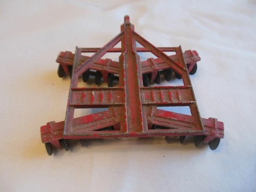 Vintage Ertl Metal/Plastic Toy Field Plow, Great Used Condition