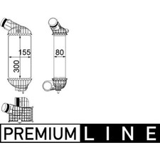 Ladeluftkühler MAHLE CI 211 000P für Peugeot Rcz