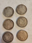 6 Coin Lot Of Morgan silver dollars. (SK19)