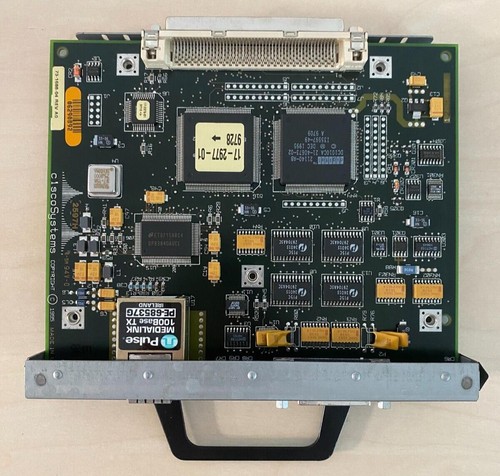 Cisco PA-FE-TX ISL PA-FE1SL Fast Ethernet Module 800-02691-01 MC21 - 第 1/3 張圖片