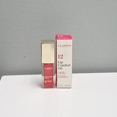 Clarins Lip Comfort Oil #12 Candy Glam .1 oz Enhances & Nourishes