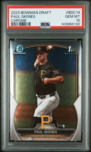 2023 Bowman Draft #BDC14 Paul Skenes Chrome PSA 10