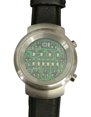 The One Samui Moon Herrenuhr Armbanduhr Binary Time 3ATM Stainless Steel Case
