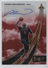 2023 Panini Select In Flight Signatures Red Prizm 47/99 Andre Drummond Auto go9