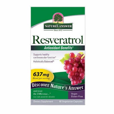 Nature's Answer, Resveratrol, 637 Mg, 60 Veg Caps