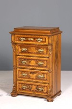 Traumhaftes Gründerzeit Vertiko Jugendstil Schrank Antik Highboard Kommode