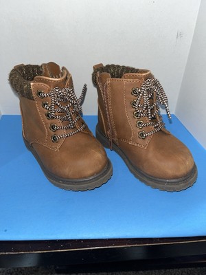 Wonder Nation Baby Girls' Chestnut Boots Size 5 (6-12 Months)/New