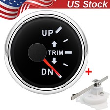 52mm Boat UP-DN Trim Gauge Meters Inboard Outboard Engine 0-190ohms with Sensor