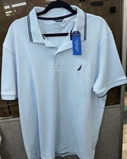 Nautica Men  s Polo Short Sleeve Polo Shirt Blue XL