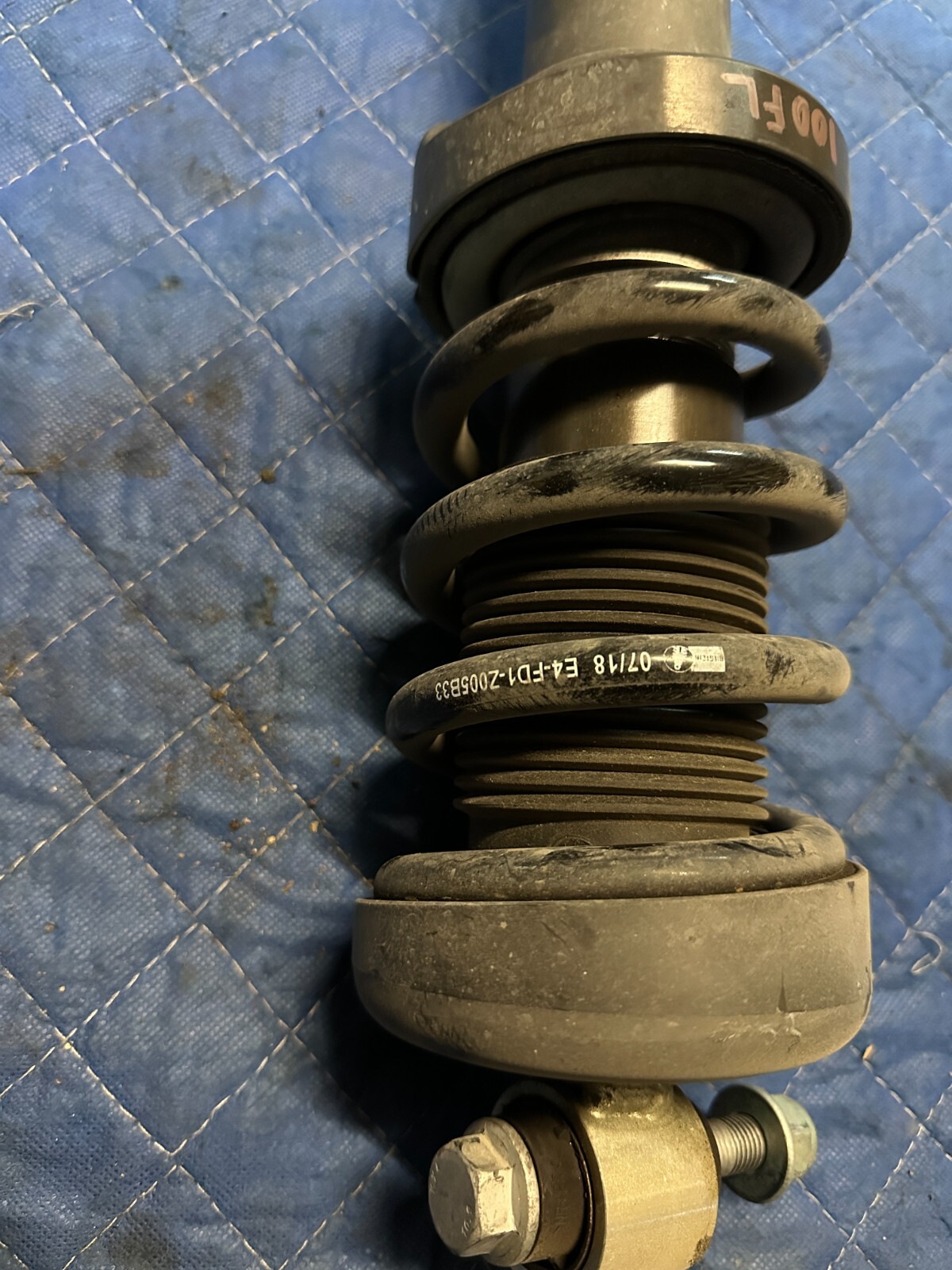 2018 AUDI R8 SPYDER FRONT LEFT SUSPENSION SHOCK ABSORBER OEM 4S0 412 019 Q ~BENT