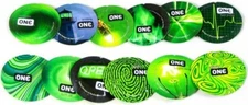 ONE Glowing Pleasures Glow-in-the-Dark Latex Condoms, Bulk  + Silver Pocket Case
