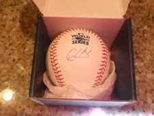 Christian Javier  Houston Astros Signed 2022 World Series WS Baseball FANATICS