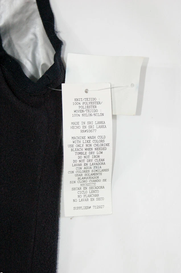 SJB Active women's reversible fleece vest black silver size S zip front - Image 2 of 4