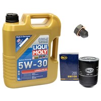 MotoröL ÖLfilter SM108 5W30 5 Liter + ÖLablassschraube FüR Audi Seat Inca VW
