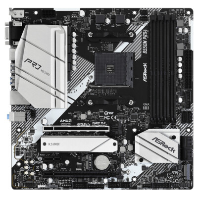 For Asrock B550M PRO4 AMD B550 AM4 Micro-ATX DDR4 VGA DP