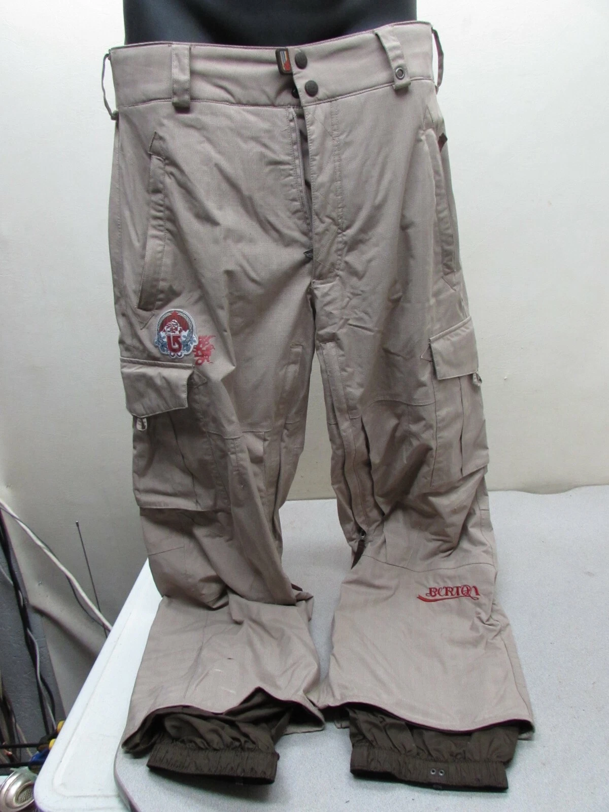 burton cargo snowboard ski used pants