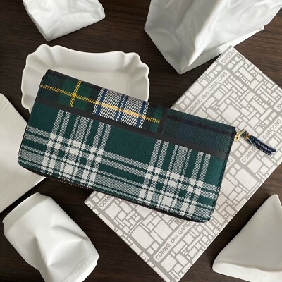 小物 COMME des GARCONS TARTANPATCHWORK WALLET Comme des Garçons Tartan Patchwork Zip Wallet - Red – Maiden