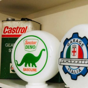 Mini Gas Pump Globe BP Super Gasoline Shield Oil and Petrol Memorabilia