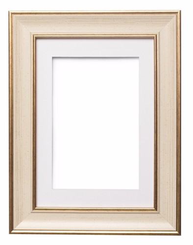 Shabby Chic Picture Frame, SC Photo Frame Poster Frame With Bespoke Mount CREAM - Picture 5 of 7