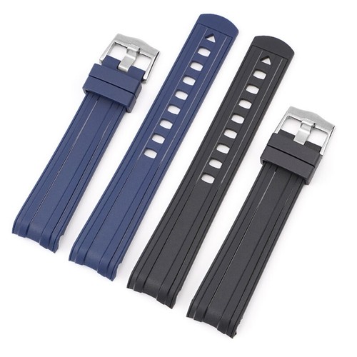 Rubber Watch Strap Fit For Omega Seamaster 300 Diving 20mm 22mm Band - Picture 2 of 14