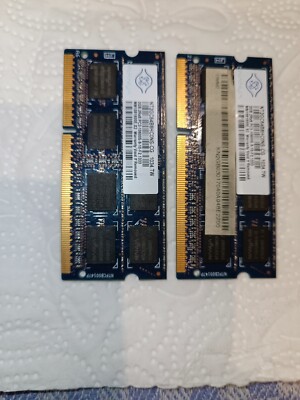 Nanya NT4GC64B8HB0NS-CG (4GB, PC3-10600 (DDR3-1333), DDR3 SDRAM, 1333 Mhz, SO...