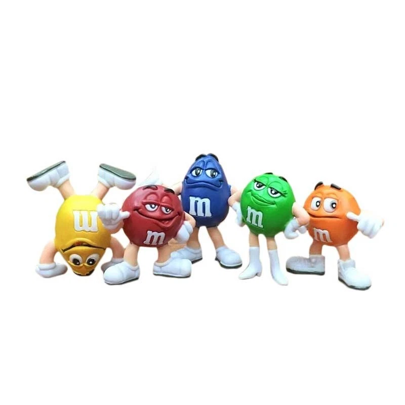 M&M's Figure 5 Set CANDY Character m&m Mini Approx. 2 inches