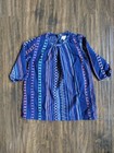 Size 6 Tucker + Tate 3/4 Blue Peasant Girl Top Shirt  — photo 1