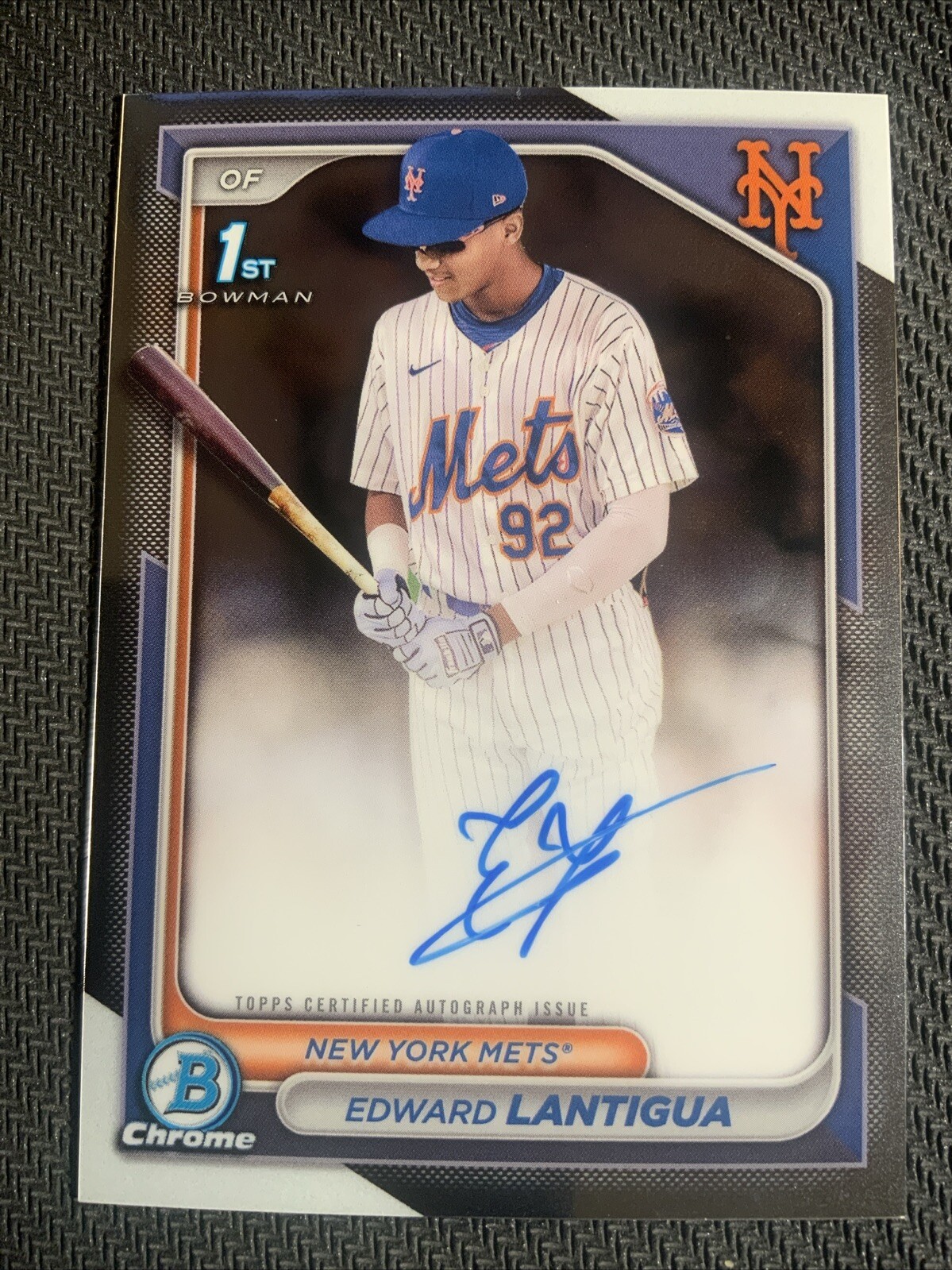 2024 Bowman Chrome - Prospect Autographs ON CARD #CPA-EL Edward Lantigua