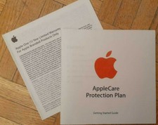 APPLECARE PROTECTION PLAN BOOKLET GETTING STARTED GUIDE APPLE WARRANTY INFO CARD