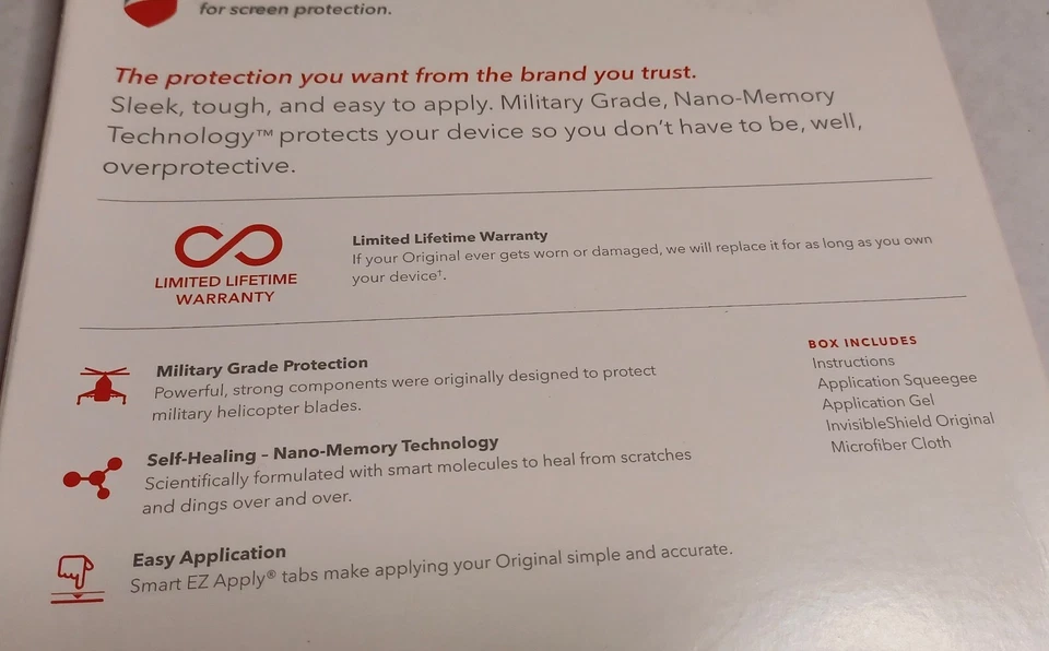 Zagg Invisible Shield Original Premium Screen Protection for Apple iPad Mini 4 - Image 4 of 4