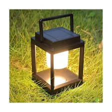 LETRY Outdoor Table Lamp, Brightness LED Nightstand Lantern, Portable Recharg...