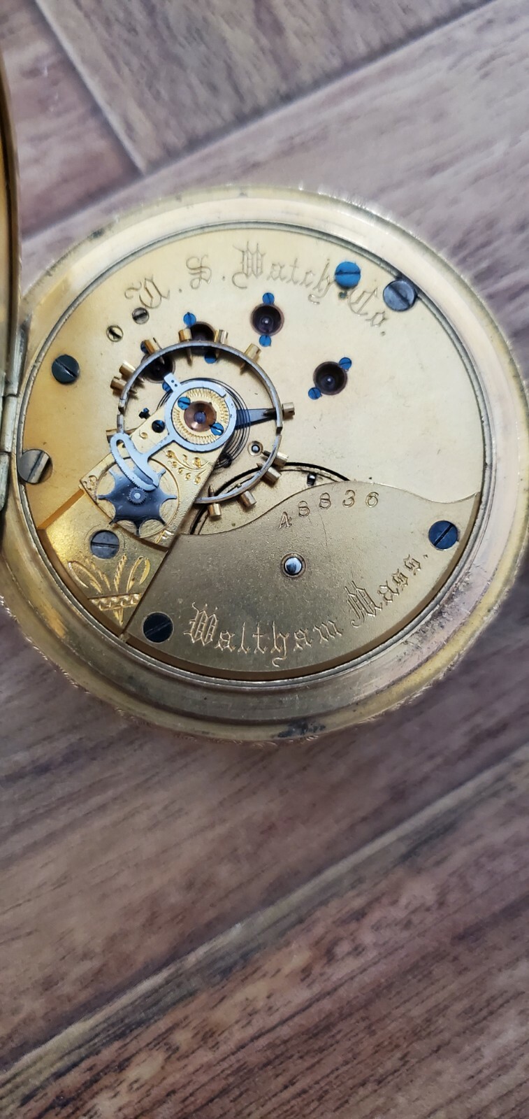 U.S. Watch Co. (Waltham, Mass) Grade 45 Pocket Watch image 1