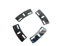 Gold Tone Banjo Resonator / Rim Mounting Plates Set of 4 Nickel Plated #R1742