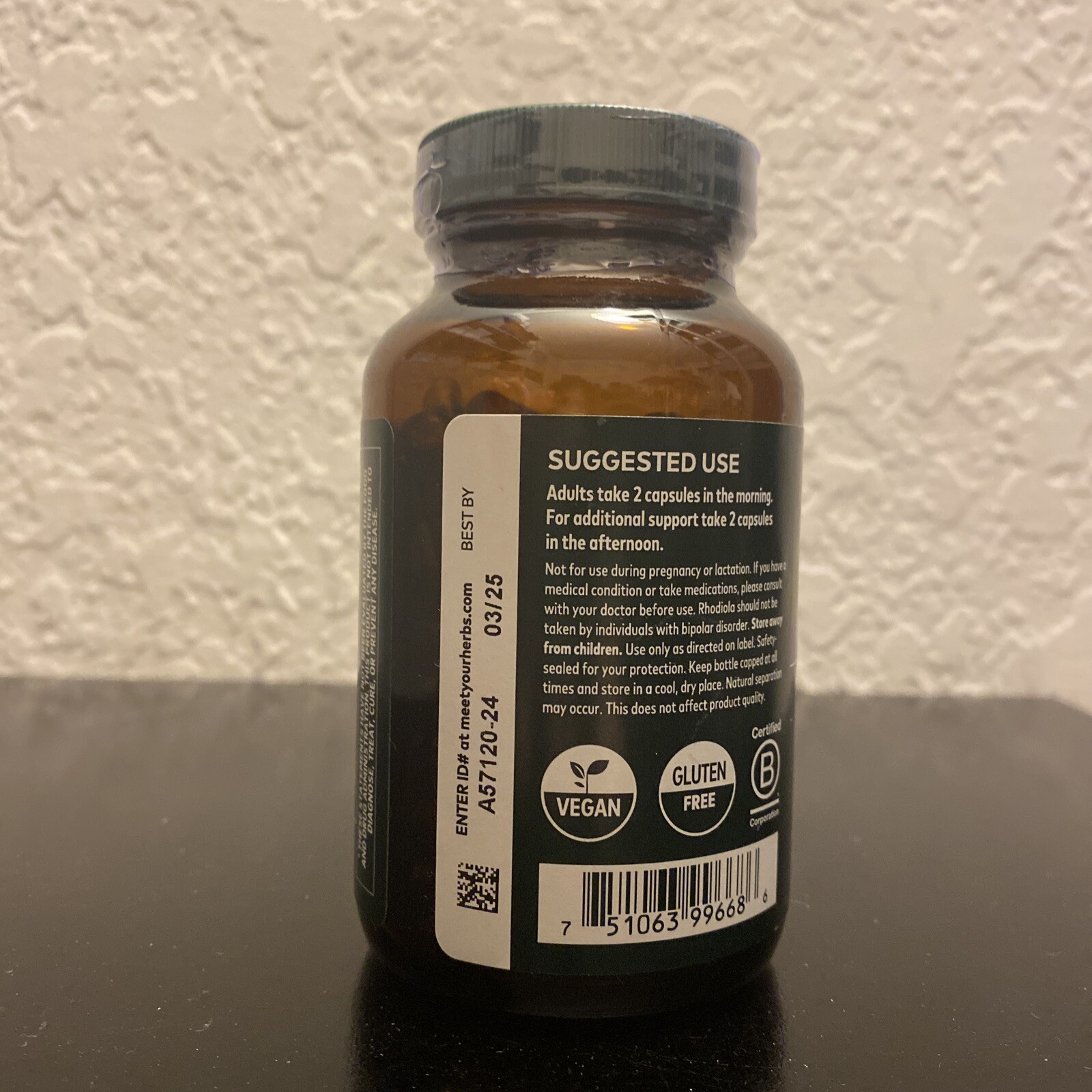 Gaia Herbs Adrenal Health Support Capsules - Image 6