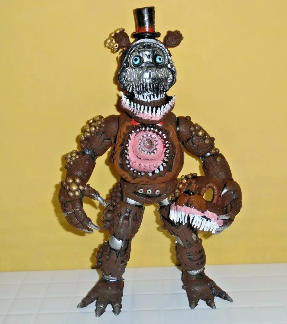 mexican ANIMATRONIC FREDDY FAZBEAR action figure 8 FNAF five