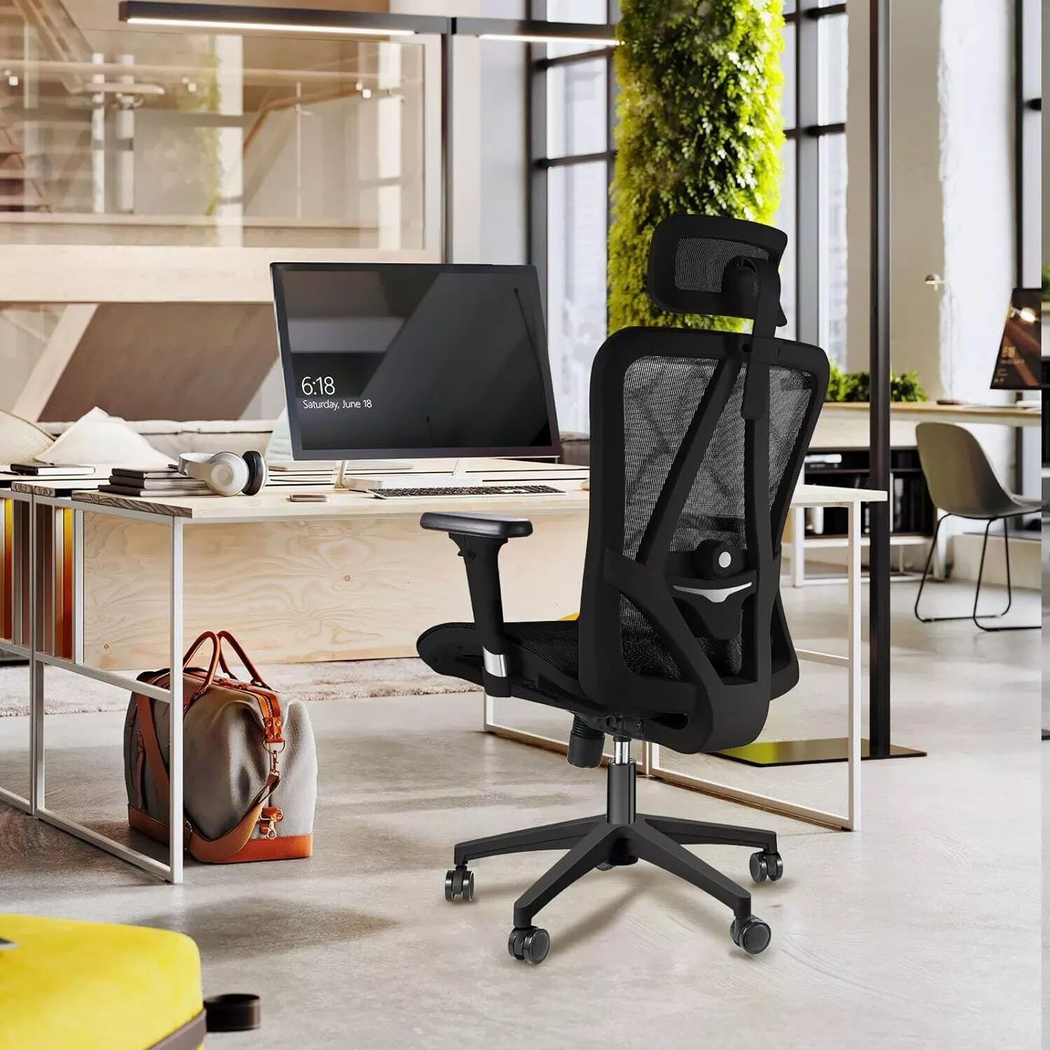 TICONN Big & Tall Ergonomic Office Chair, Home Office Desk Chairs with Wheels