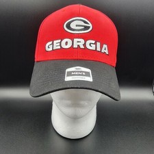 Georgia Bulldogs Men's Adjustable Hat Red Black Fan Favorite UGA Football New